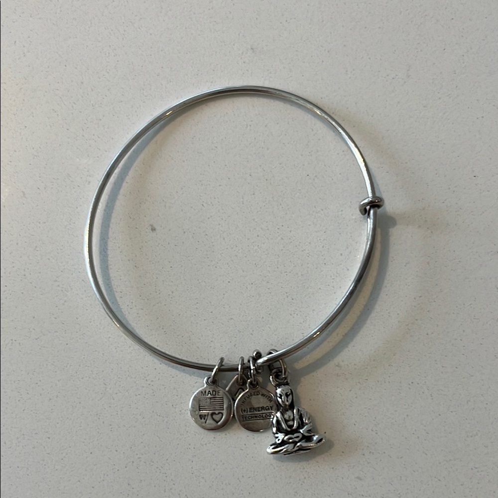 Alex and Ani Buddha Charm Bracelet
